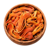 Wooden bowl of javantri mace